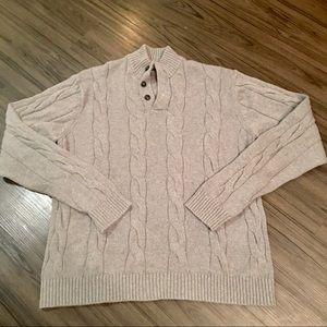 Chaps cable knit sweater size xxl